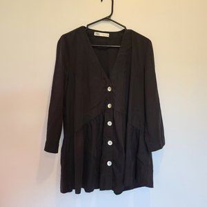 Zara button-up dress